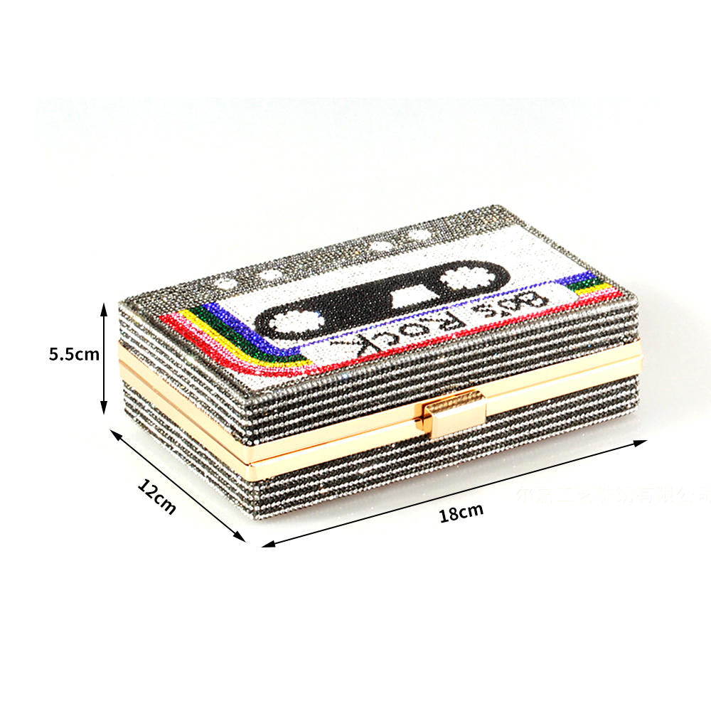 80s Rock Cassette purse