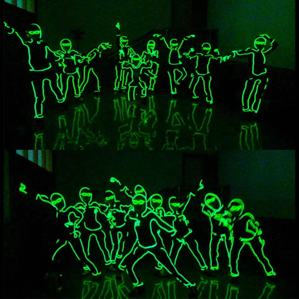 5M Glow EL Wire Cable LED Neon Christmas Dance Party DIY Costumes Clothing Luminous Car Light Decoration Clothes Ball Rave