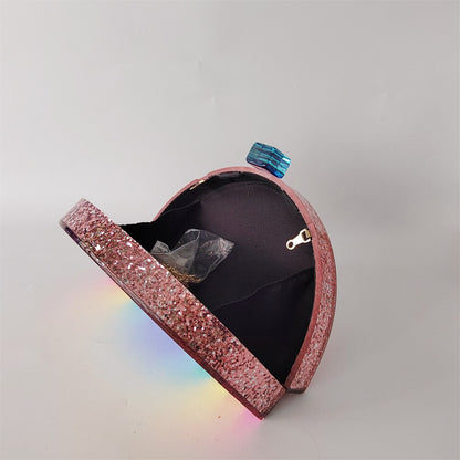 Rainbow Glitter Handbag