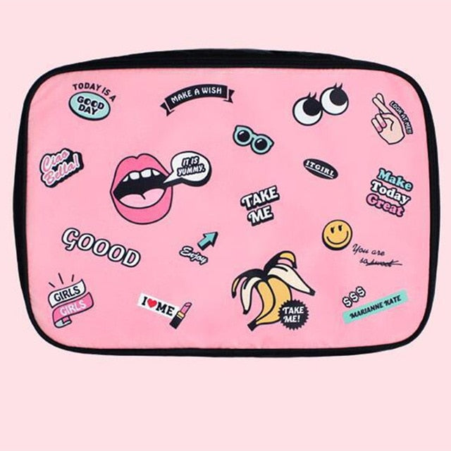 Yummy Cosmetic Bag Large Capacity Makeup Cases-Nerd Meets Girl
