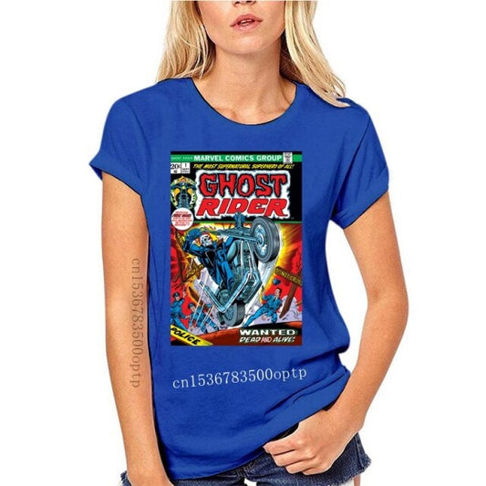 Ghost Rider Comic Book T-Shirt-Nerd Meets Girl